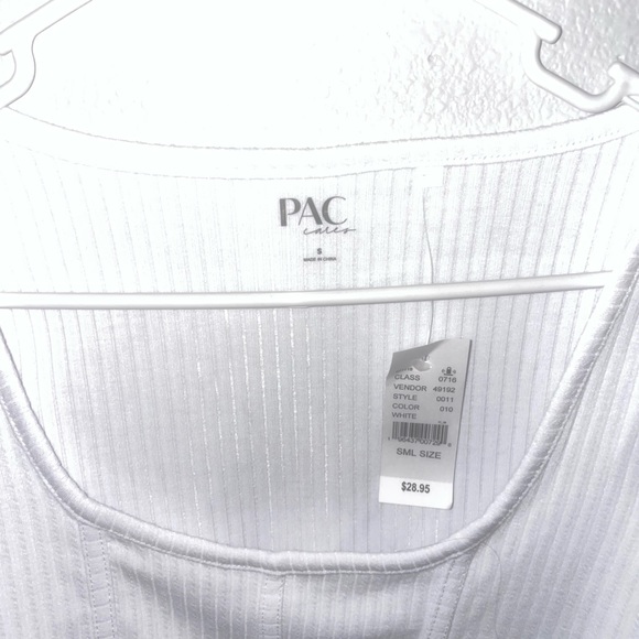 NWT White Cropped PacSun Long Sleeve - Picture 3 of 4